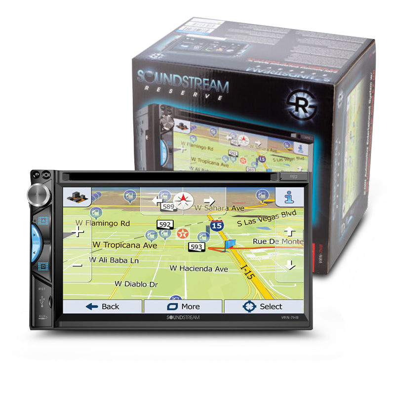 Soundstream VRN-7HB Reserve 7" iGO GPS Navigation Source Unit w/ Android PhoneLink — view 1