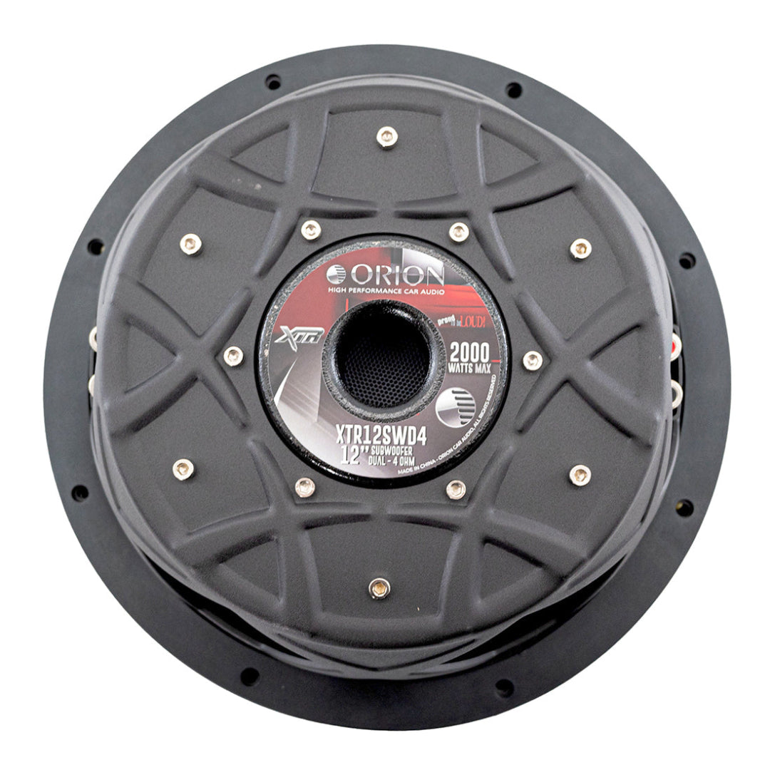 Orion XTR Series XTR12SWD4 12-Inch 2000W Max / 500W RMS Dual 4 Ohm Shallow Mount Car Subwoofer — view 5