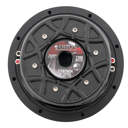 Orion XTR8SWD4 – 8 Inch Dual 4 Ohm Shallow Mount Subwoofer | 300W RMS Bass Power — view 6