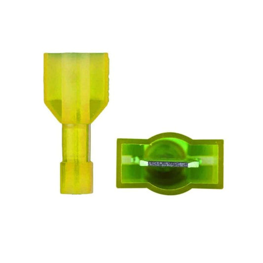Metra YNMD250F Yellow Nylon Male Quick Disconnect 12-10 Gauge .250 — view 2