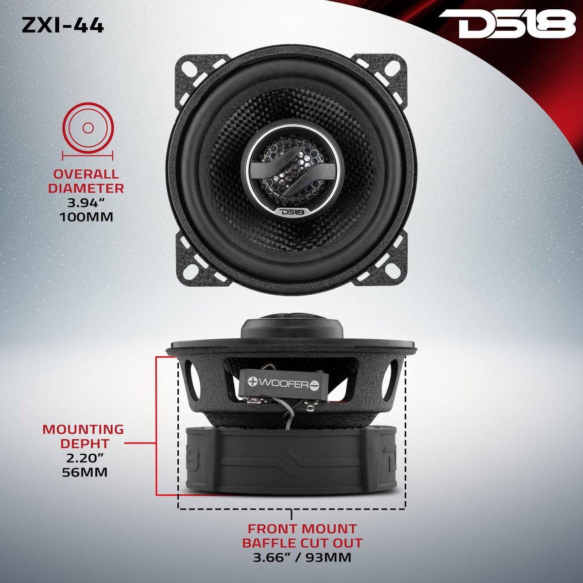 DS18 ZXI-44 4" Coaxial — view 8
