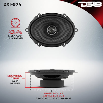 DS18 ZXI-574 5x7" Coaxial — view 8