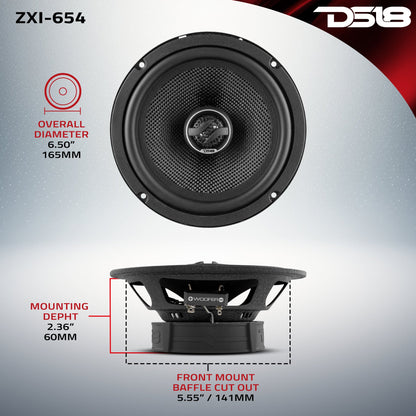DS18 ZXI-654 6.5" Coaxial — view 8