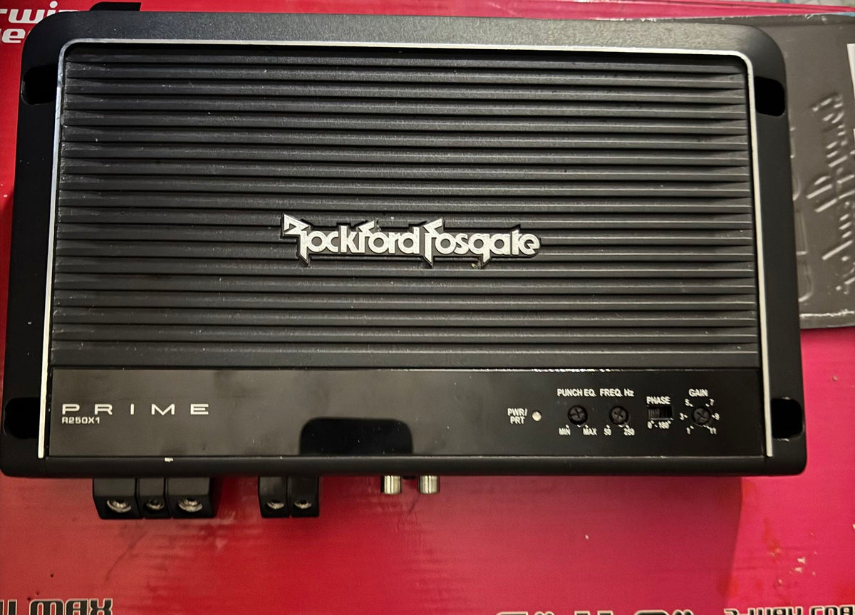 Rockford Fosgate Prime R250X1 250 Watt RMS Monoblock Car Audio Amplifier — view 4