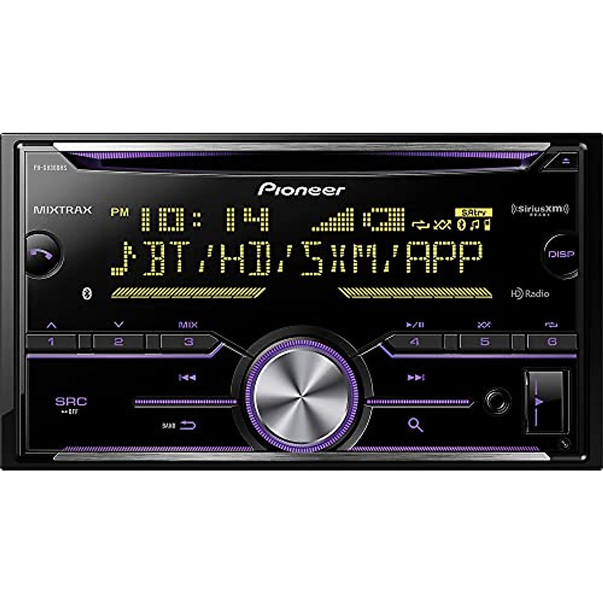 Pioneer FH-X830BHS 2-Din CD Receiver with enhanced Audio Functions, Full-featured Pioneer ARC App Compatibility, MIXTRAX®, Built-in Bluetooth®, HD Radio™ Tuner and SiriusXM-Ready™ — view 2