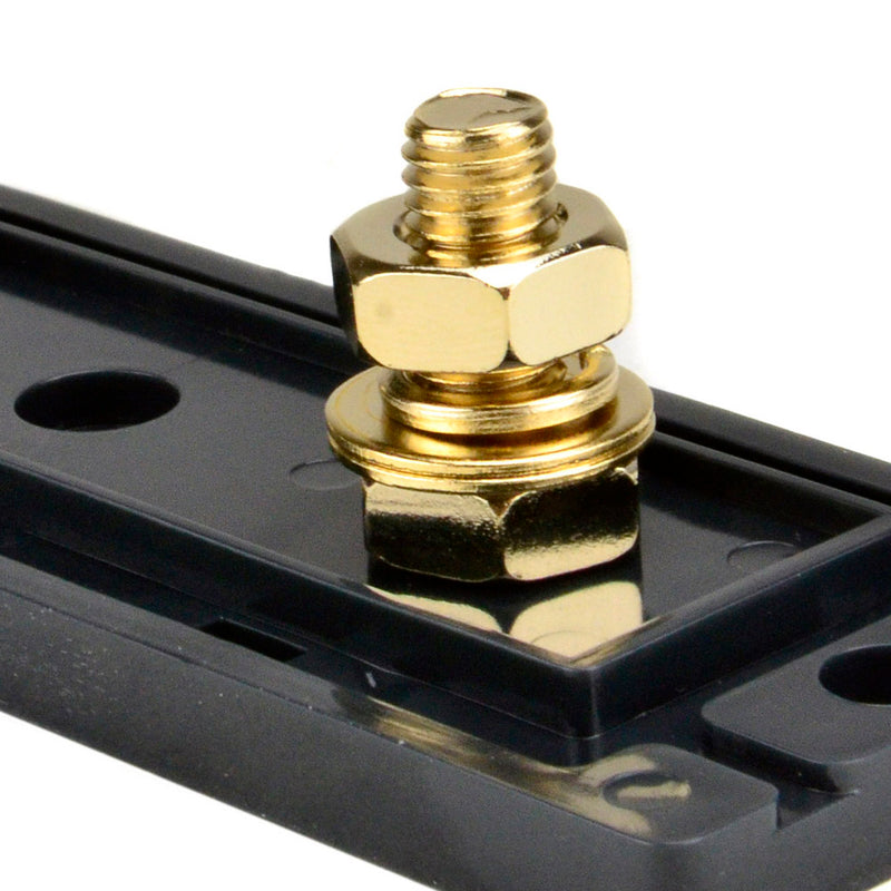 Xscorpion ANL1010G Car Audio Inline 0/2/4 Gauge ANL Fuse Holder, Gold Plated — view 3