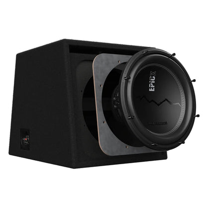 AudioControl EPICXV10 EPICX Series ported enclosure with 10" subwoofer wired for 1-ohm impedance