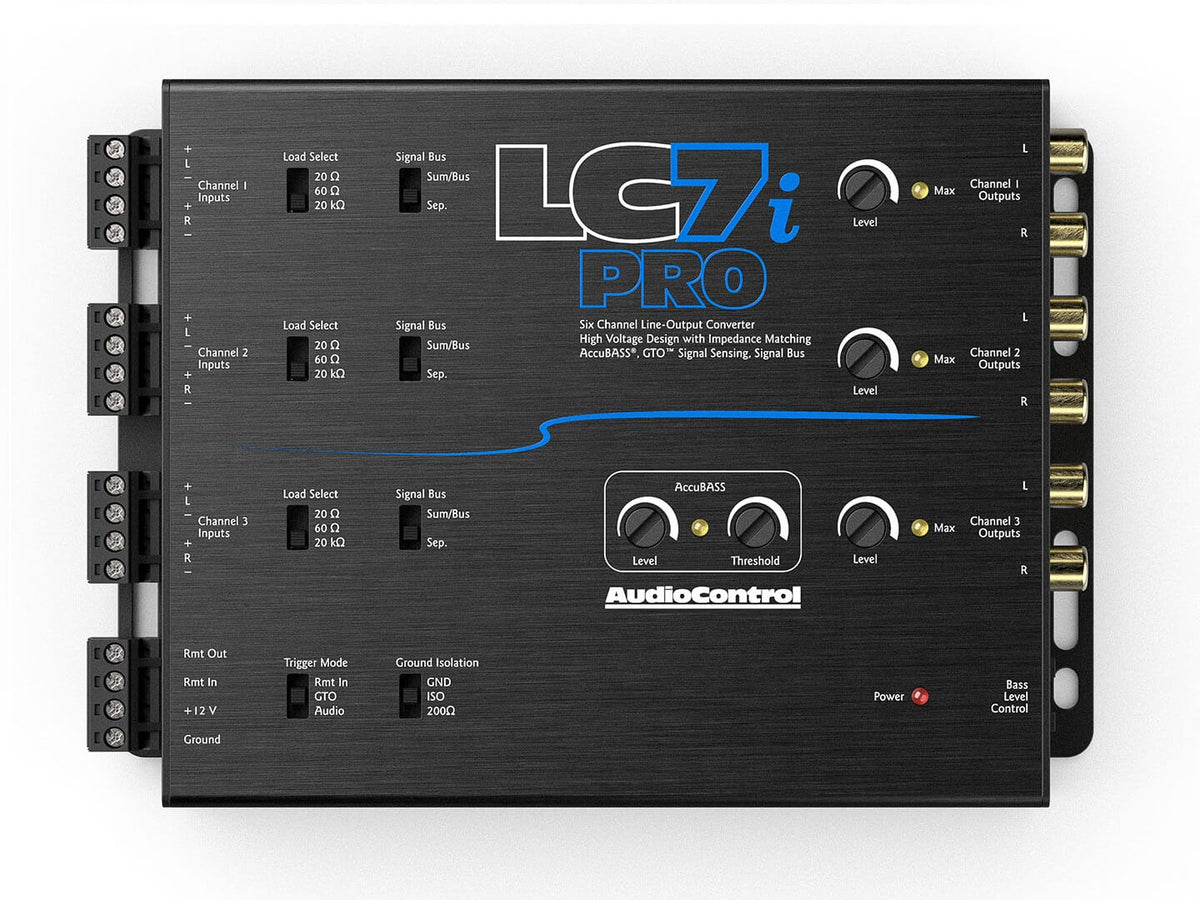 AudioControl LC7I-PRO LC7i PRO 6 Channel Line Output Converter with AccuBASS® — view 1