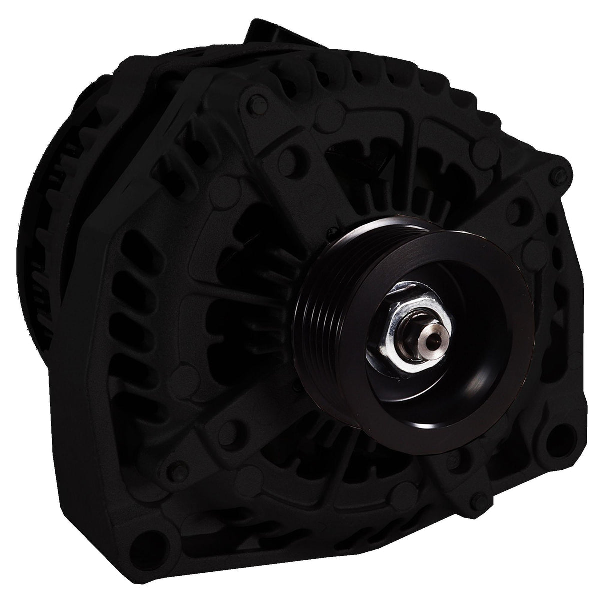 AutoTech Engineering HP-8237-320A-BK HP-8237-320A 320 Amp High Output Alternator for GM Trucks (1996-2004) - Gloss Black — view 4