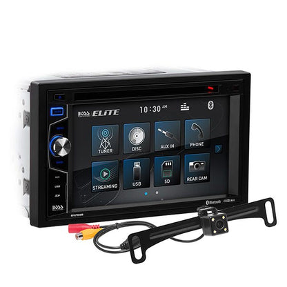BOSS Audio Systems Elite Series BV755BLC Car Stereo - Double Din, 6.2 Inch Touchscreen, Bluetooth, CD DVD Player, AM/FM Radio Receiver, Backup Camera, Wireless Remote Control, USB, SD, Aux In — view 6