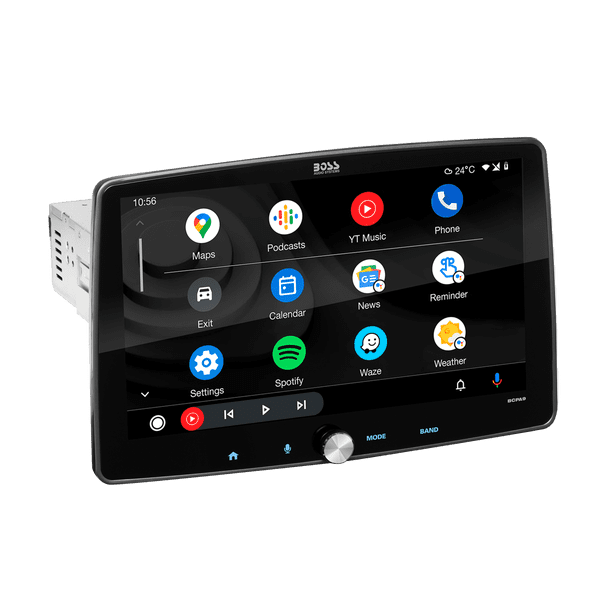 BOSS Audio Systems BCPA9 Car Stereo - Apple CarPlay, Android Auto, 9 Inch LCD Touchscreen, Bluetooth, No CD DVD Player, AM/FM Radio Receiver — view 2