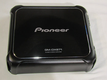 Pioneer ® GM-DX871 1,600-Watt-Max 1-Channel Class D Amplifier with Wired Bass Boost Remote — view 4