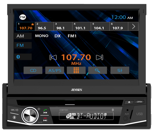 Jensen CDR7011 7″ CD/DVD Multimedia Receiver with 