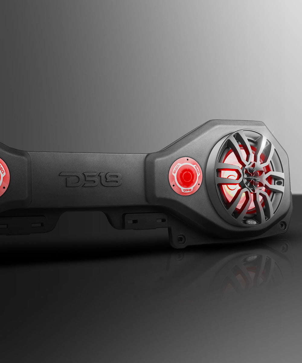 DS18 JL-SBAR22/BK Fits 2 x 8" Speakers 2 x 3.78" Tweeters — view 1