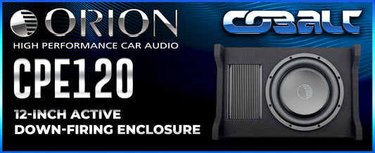 Orion Cobalt CPE120 12” 2000W Max Active Down-Firing Subwoofer Thin Enclosure with Built-in Amplifier — view 2