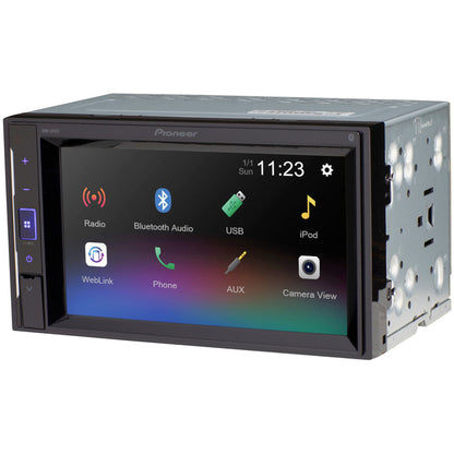 Pioneer DMH-241EX 6.2" 2-DIN Digital Multimedia Receiver | Bluetooth & Touchscreen — view 3