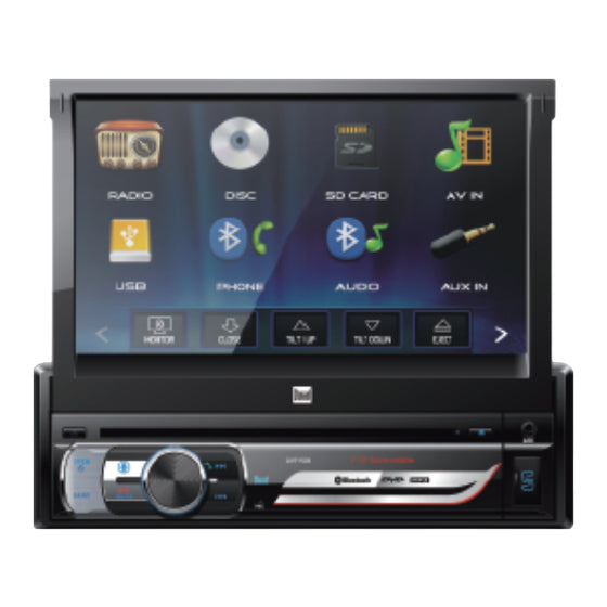 Dual 7″ AV DVD Receiver – DV715B — view 4