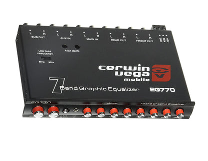 Cerwin-Vega EQ770 7-Band Parametric EQ with Auxiliary Input — view 1