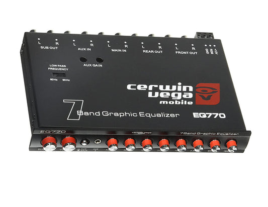 Cerwin-Vega EQ770 7-Band Parametric EQ with Auxiliary Input — view 1