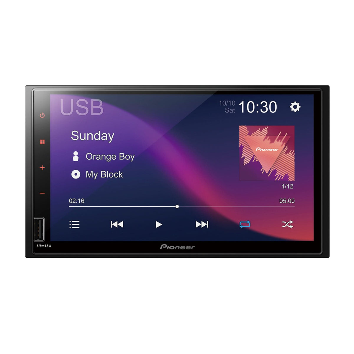 Pioneer DMH-470EX 7" Double-DIN Touchscreen Multimedia Car Stereo Receiver — view 1