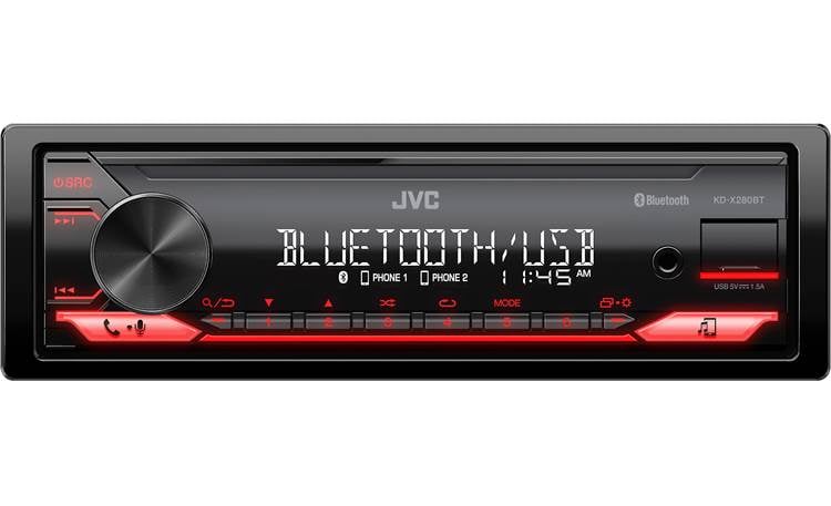 JVC KD-X280BT Digital Media Receiver featuring Bluetooth® / USB / 13-Band EQ / JVC Remote App Compatibility — view 2