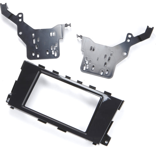 Metra 95-7617GHG Double DIN Dash Kit for Nissan Altima Sedan 2013-2015 (High Gloss Gray) — view 1