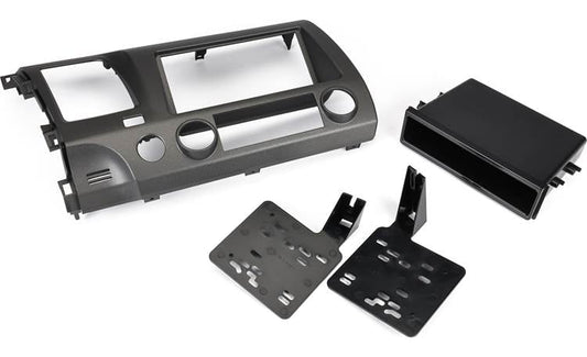 Metra 99-7816G Single/Double-DIN Dash Kit for 2006-2011 Honda Civic - Gunmetal — view 1