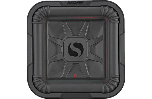 Kicker 46L7T104 10" Solo-Baric L7T Shallow-Mount Dual 4-Ohm Voice Coil Subwoofer — view 6