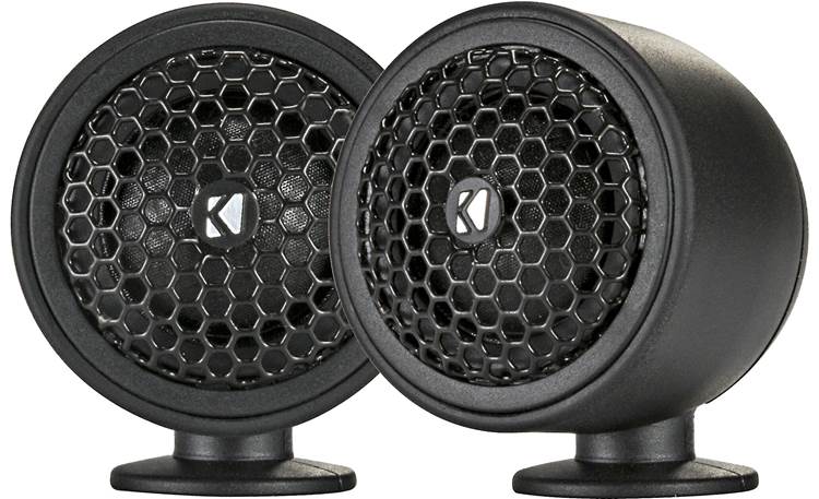 Kicker 51KST2504 KS Series 1" Tweeters with Crossovers and Swivel Mounts, 4-ohm — view 1