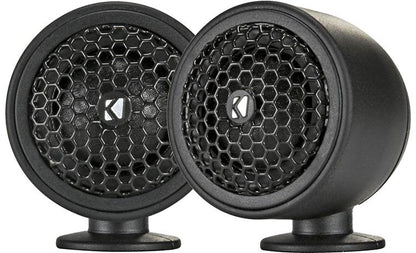 Kicker 51KST2504 KS Series 1" Tweeters with Crossovers and Swivel Mounts, 4-ohm — view 1