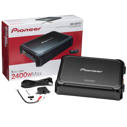 Pioneer GM-DX971 Mono Subwoofer Amplifier - 1,200 Watts RMS Class D with Wired Bass Boost Remote — view 5