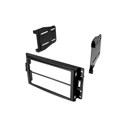 American International GMK-382 Double DIN Black Stereo Dash Kit with Pocket for Select GM Vehicles — view 1