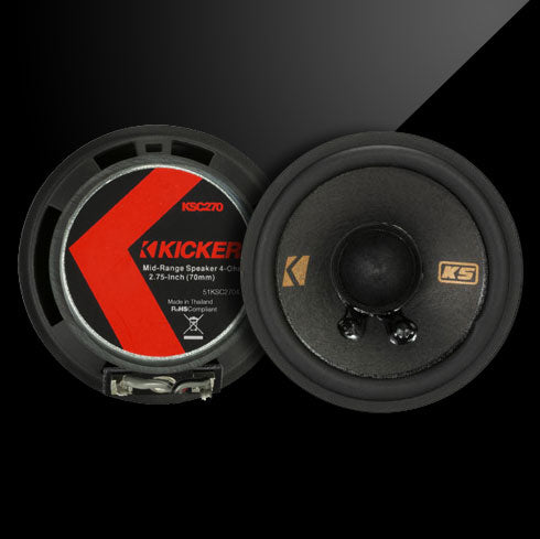 Kicker KSC270 2.75" Mid/Tweeters — view 4