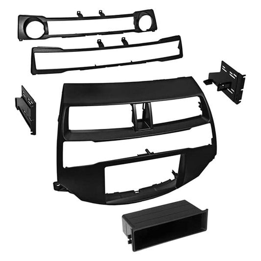 American International HONK-852D HONK852D Single/Double DIN Dash Kit for 2008-2012 Honda Accord and 2010-2014 Honda Crosstour (Gun Metallic) — view 1