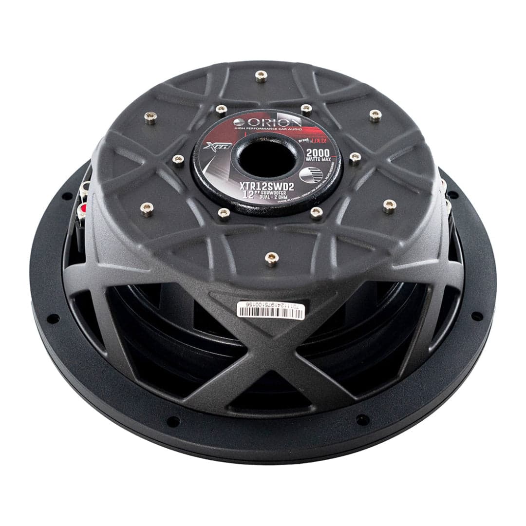 Orion XTR Series XTR12SWD4 12-Inch 2000W Max / 500W RMS Dual 4 Ohm Shallow Mount Car Subwoofer — view 3