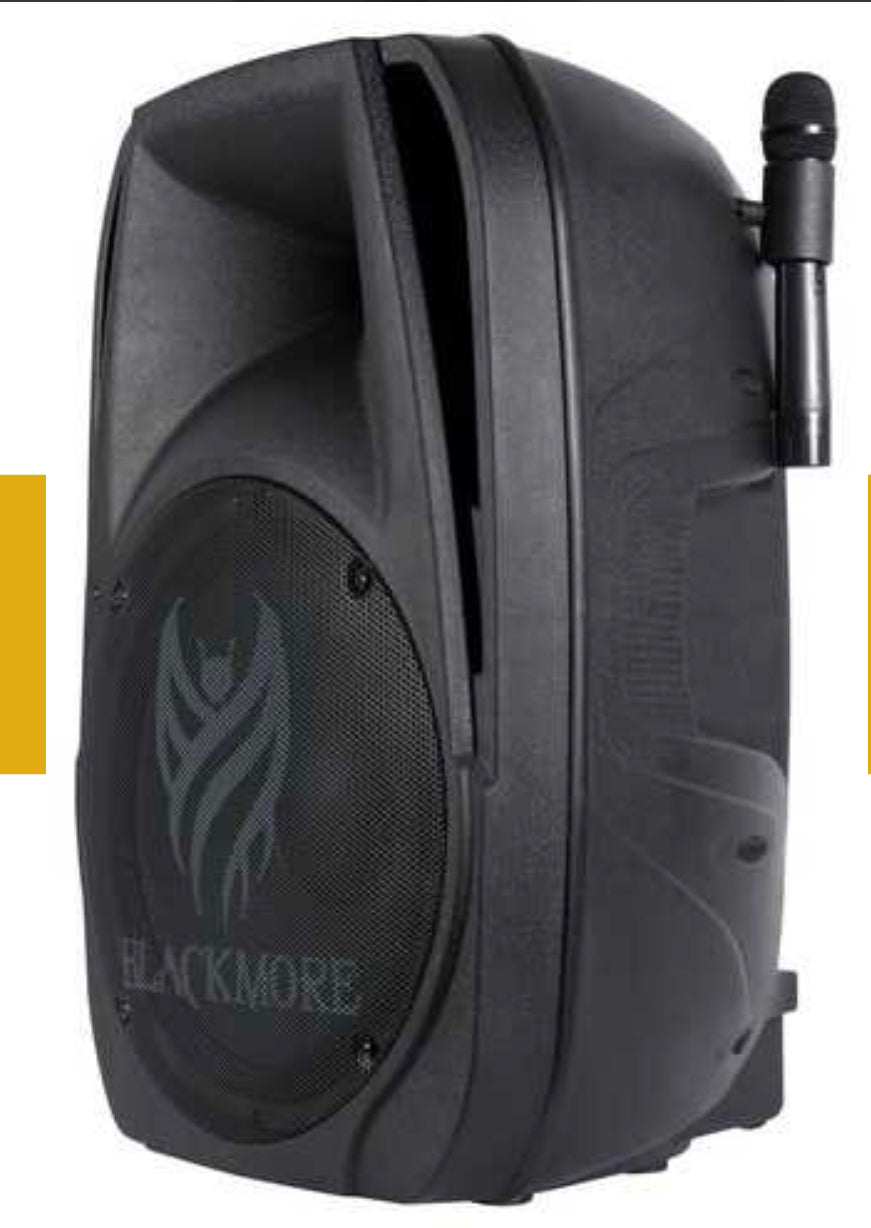 Blackmore Pro Audio BJP-8018BT Portable Audio Entertainment System with Integrated MP3 Music Player, Bluetooth Connectivity and Full PA Capabilities — view 4