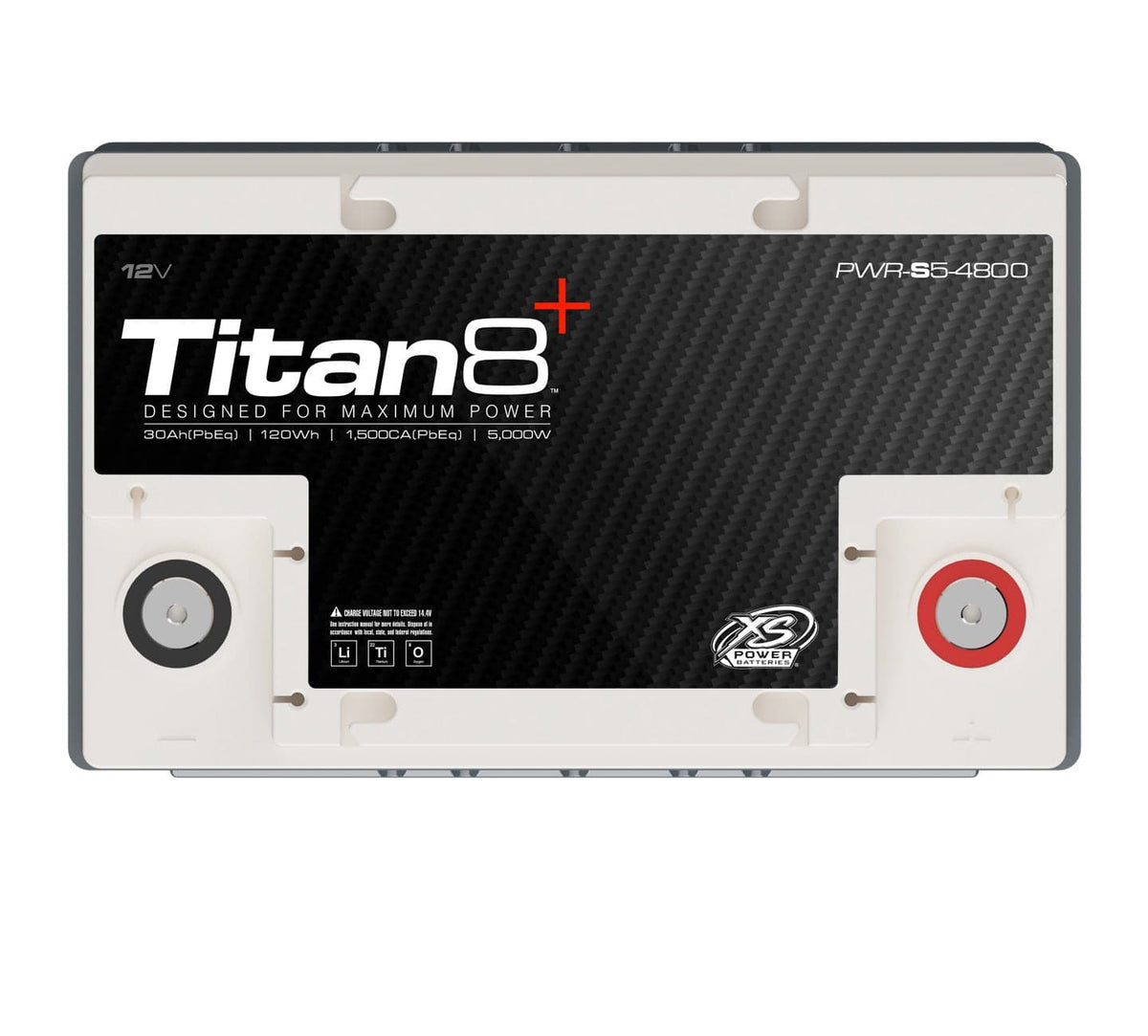XS Power 12V PWR-S5-4800 Titan8 Series Lithium Titanate Oxide (LTO) Battery — view 1