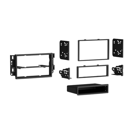 Metra 99-3306 Double DIN or Single DIN Installation Dash Kit for 2007-2008 Chevrolet Aveo and Pontiac G3 Black — view 1
