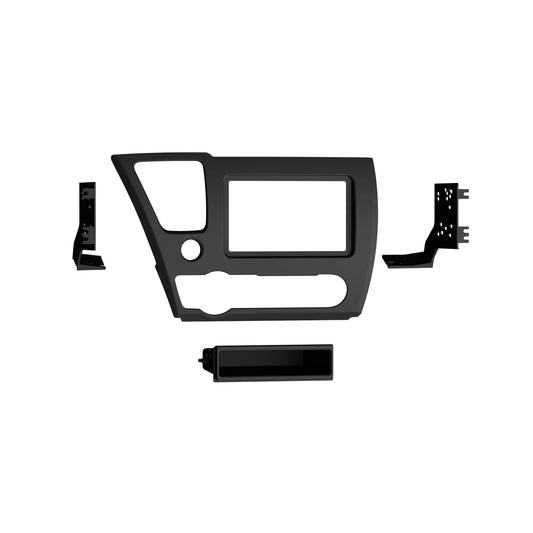 Metra 99-7882B Single DIN Dash Kit for 2013-2015 Honda Civic (Matte Black) — view 4