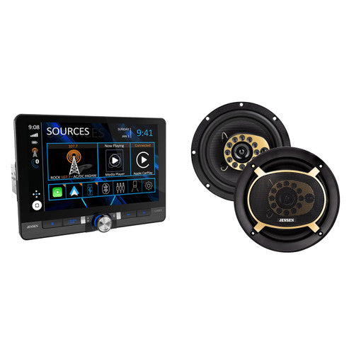 Jensen CAR813 8” Receiver with Wireless Android Auto & Apple CarPlay — view 4