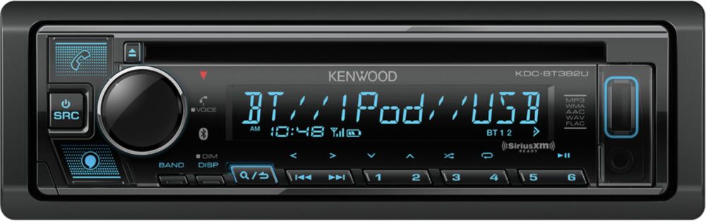 Kenwood KDC-BT382U CD Receiver with Bluetooth — view 2