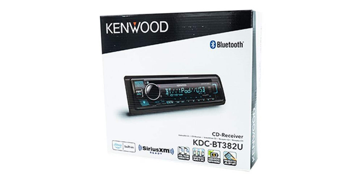 Kenwood KDC-BT382U CD Receiver with Bluetooth — view 3