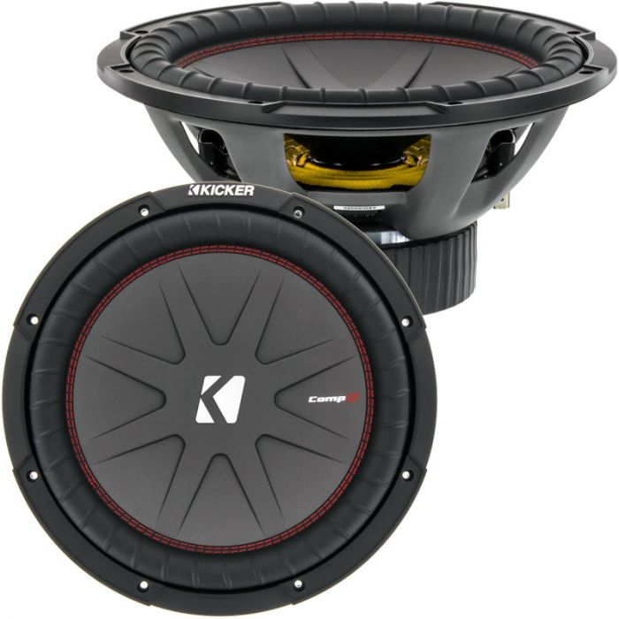 Kicker CompR 10-Inch 4 Ohm DVC Subwoofer (43CWR104) — view 1