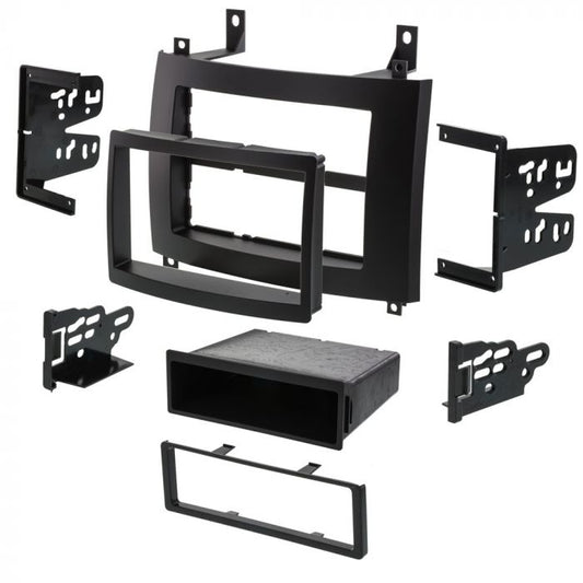 Metra 99-2006 Single/Double-DIN Radio Dash Kit for Cadillac CTS 2003-2007 and SRX 2004-2006 (Matte Black) — view 1
