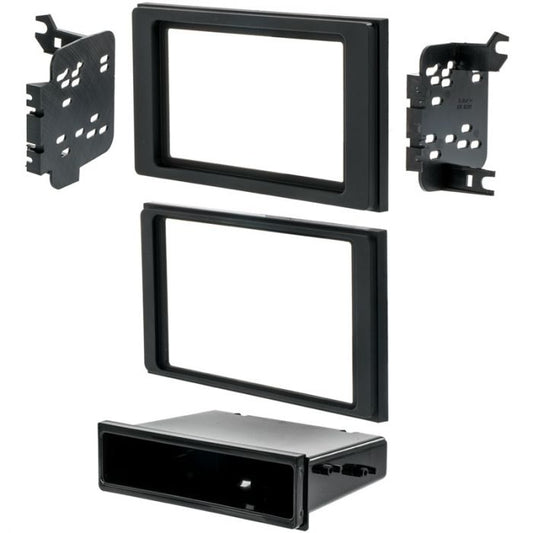 Metra 99-8251B Single/Double DIN Dash Kit for Toyota Tacoma 2016-2023 (Matte Black) — view 3