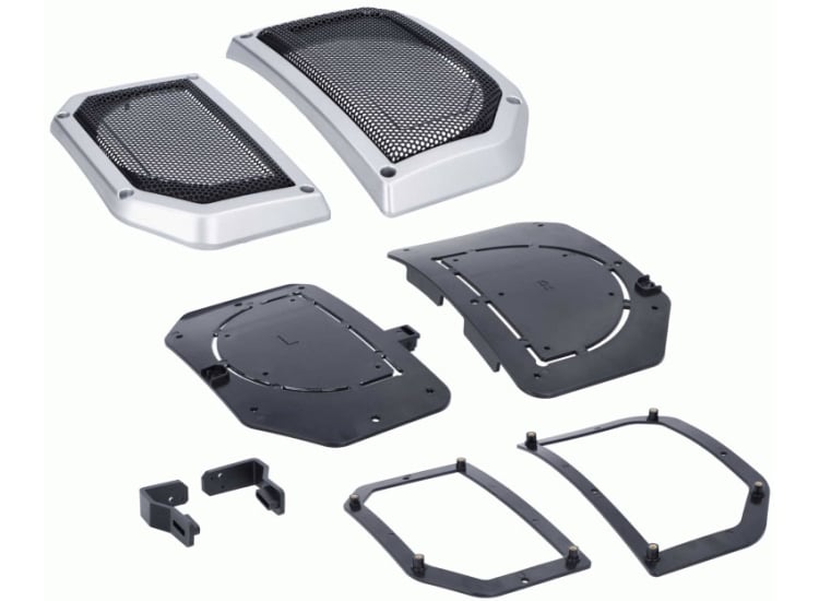 Metra JP-1020 Lower Dash Speaker Grille Cut-Ins - Jeep Wrangler JL | Gladiator JT 2024-2026 — view 2