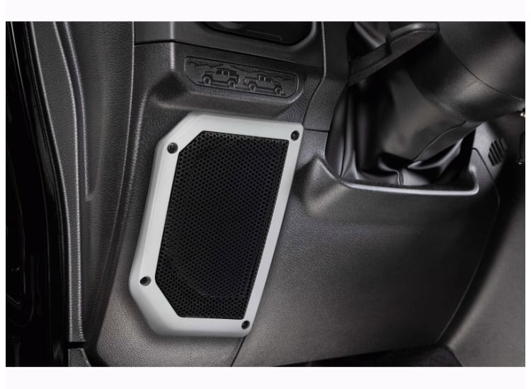Metra JP-1020 Lower Dash Speaker Grille Cut-Ins - Jeep Wrangler JL | Gladiator JT 2024-2026 — view 3
