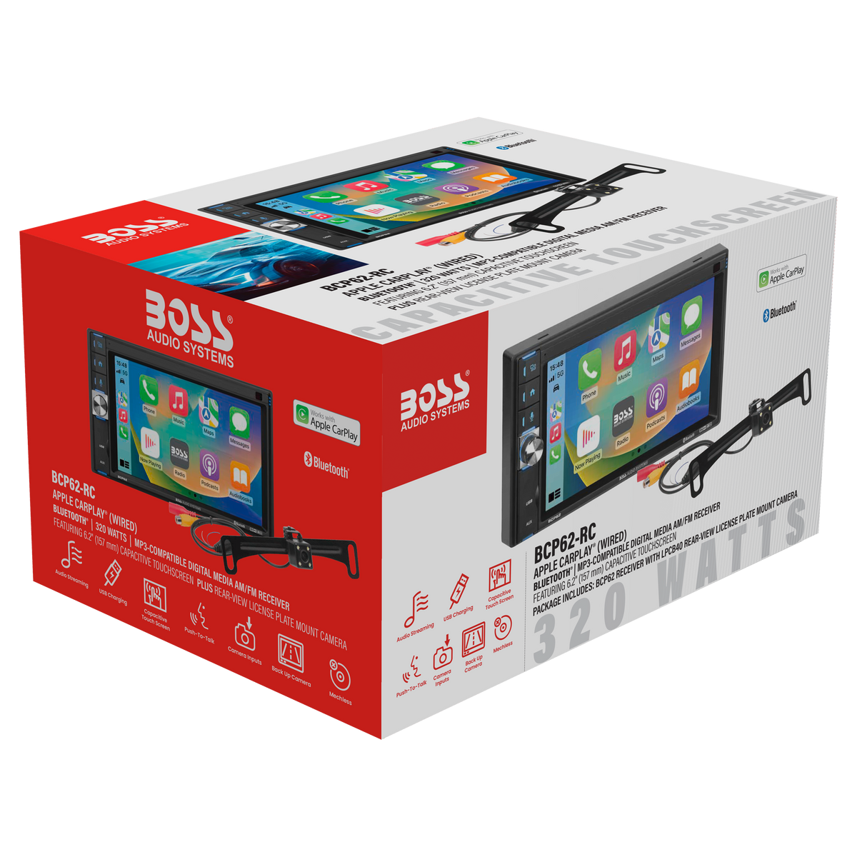 BOSS Audio Systems BCP62-RC Car Stereo - Apple Car