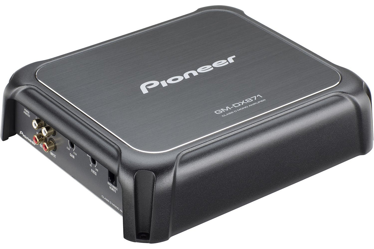 Pioneer ® GM-DX871 1,600-Watt-Max 1-Channel Class D Amplifier with Wired Bass Boost Remote — view 2