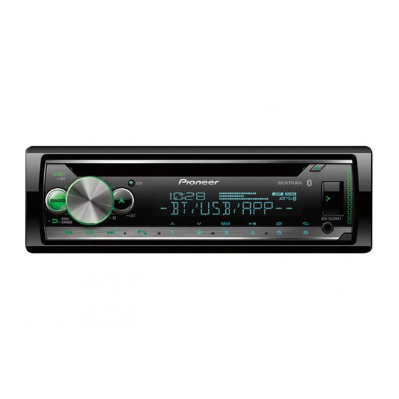 Pioneer DEH-S5200BT CD Receiver with Pioneer Smart Sync App Compatibility, MIXTRAX®, Built-in Bluetooth®, and Color Customization — view 6